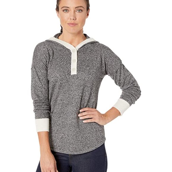 Smartwool Tops - Smartwool Button Front Hoodie Size XL